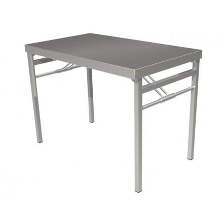 Table pliante en inox_0