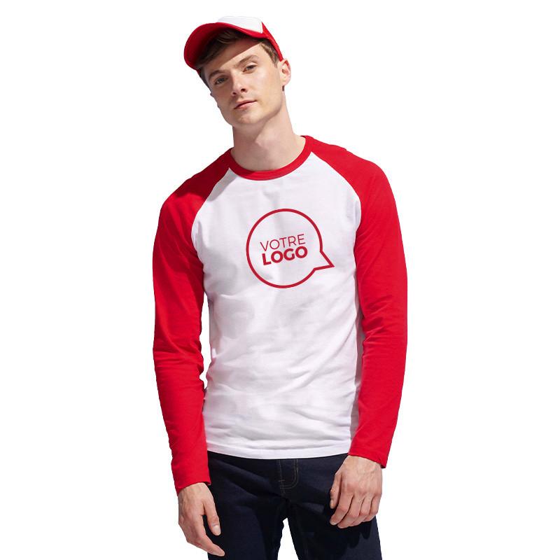 Tee-shirt manches longues Funky - Tee-shirts personnalisés blanc_0
