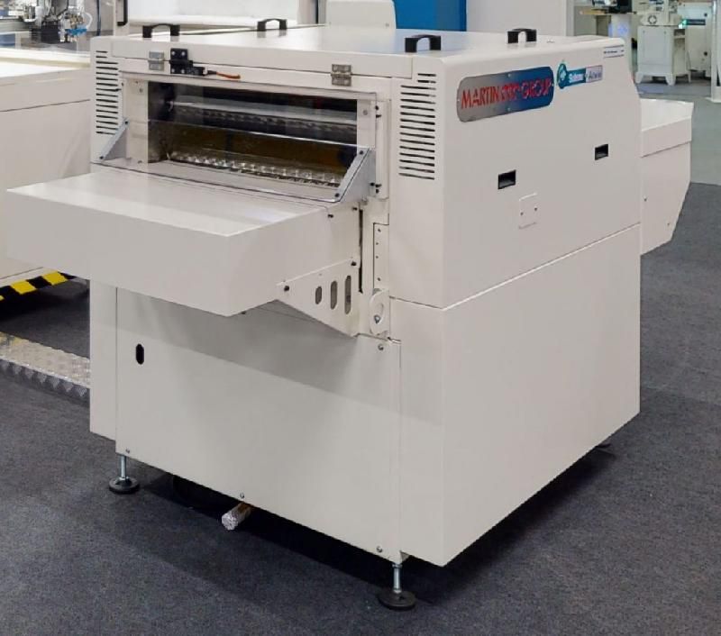 Thermocolleuse à chaud - Machine à gutter - Modèle OLX 600 de MARTIN GROUP avec tapis d'alimentation_0