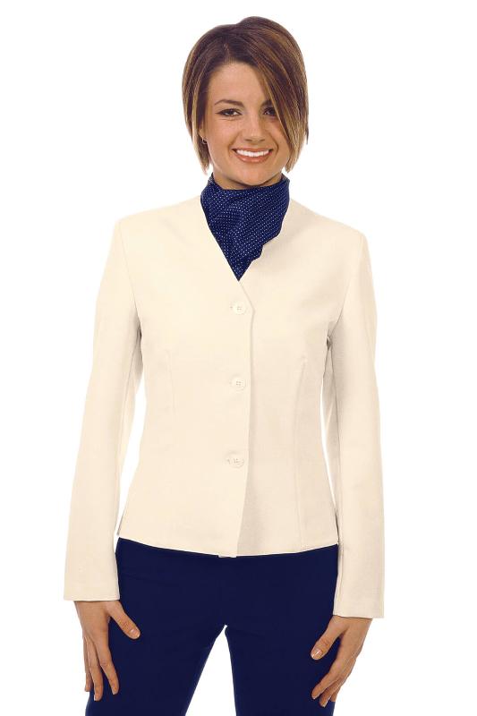 VESTE FEMME COL V DEBORAH CRÈME