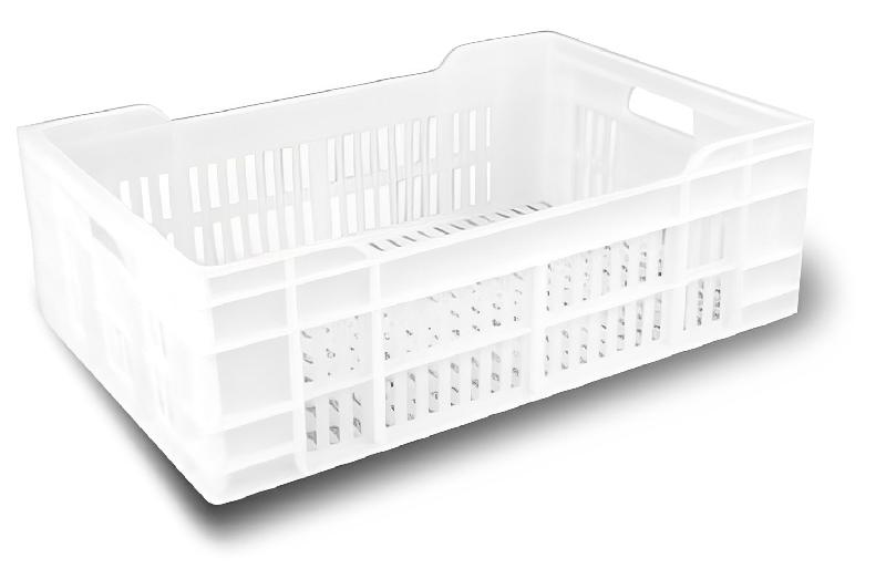 Bac gerbable 600 x 400 à décrochement - Fond et parois pleins - PEHD - Norme Europe_0