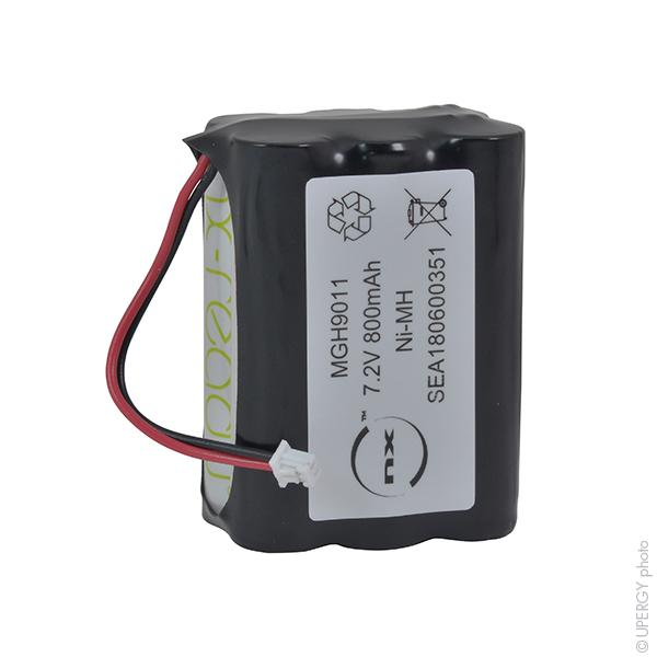 Batterie industrielle NiMH - Mini Molex 51021-0200 7.2V 800mAh - Marque NX_0
