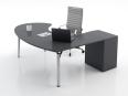 Bureau de direction ROSS Compact XL sur caisson - Deskissimo_0