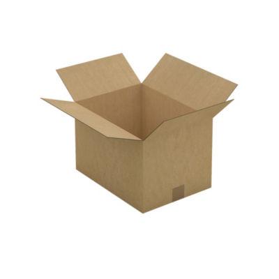 Caisse carton brune simple cannelure RAJA 38,5x28,5x25 cm, lot de 25_0