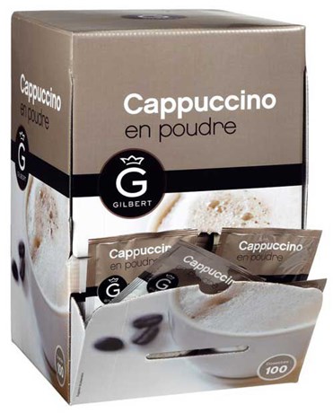 CAPPUCCINO EN DOSETTES 100 X 30 G GILBERT