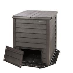 Composteur thermo wood apparence bois 600l - marron 4023122268406_0