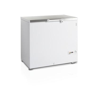 Congélateur coffre porte pleine inox créme glacé 278 litres - FR305S SL_0