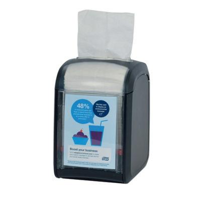 Distributeur de serviettes Tork Xpressnap Fit ®, modèle table, noir, 272900_0