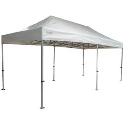 FRANCE BARNUMS tente pliante pro 4x8m - alu 55mm/pvc 580g norme m2 - blanc - france-barnums - blanc aluminium 260s_0
