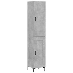 Helloshop26 - Buffet bahut commode armoire meuble de rangement organisateur cuisine salle de séjour salon haut 34,5 x 34 x 180 cm 02_0034276 - 300021_0