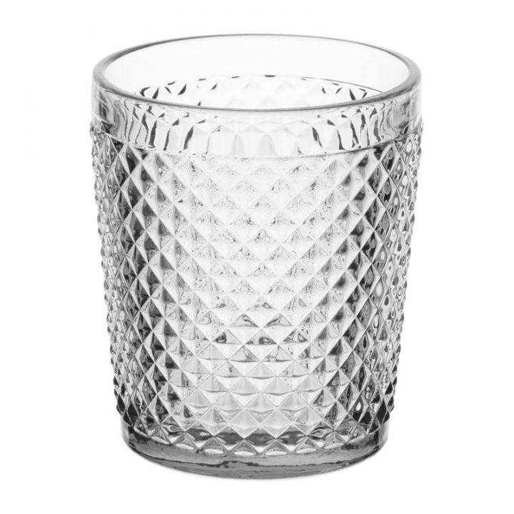Lot de 6 gobelets en verre 310 ml, ROCKS EVA_0