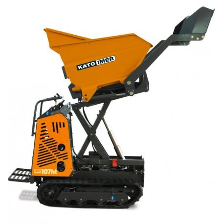 Mini dumper carry 107ht ce (kit ciseaux) avec benne, pelle chargeuse et voie variable_0
