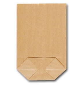 Sacs en papier écornés - Simples ou doublés - Sans impression - Multiples formats et matières_0