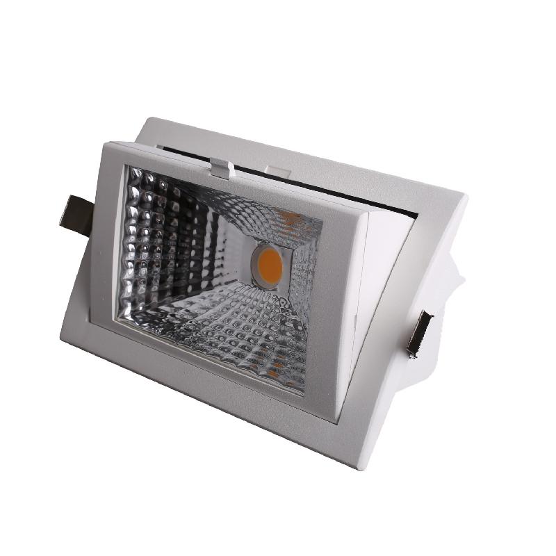 Spot LED rectangulaire 40W - 5000K - 3600lm avec transformateur Philips_0