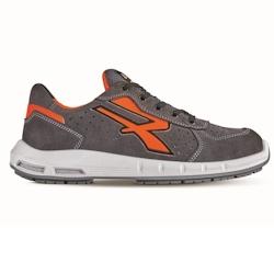 U-Power - Baskets de sécurité basses anti fatigue légères SIRIO PLUS - Environnements secs - S1P SRC ESD Gris / Orange Taille 48 - 48 gris matièr_0