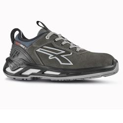 U-Power - Baskets de sécurité basses BYRON - anti-shock - ESD S3 SRC CI - cuir nubuck hydrofuge - Taille 37 - Gris_0