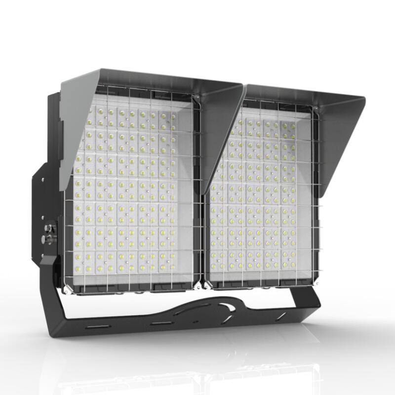 Projecteur led sportif compact et à haut mât pour l'éclairage des centres sportifs, places, zones et terrains de golf - 800w_0