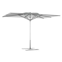 Assalit-Jean Parasol de terrasse Prémium Blanc grisé 240 x 240 Armature Gris - blanc PPS240240GBLANCG_0