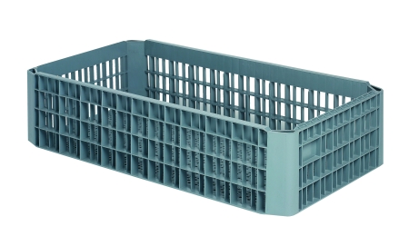 Cage à poule 1080 x 580 x 270 mm - hauteur d'épaulement 309 mm - PP ou PEHD - RAL Jaune_0