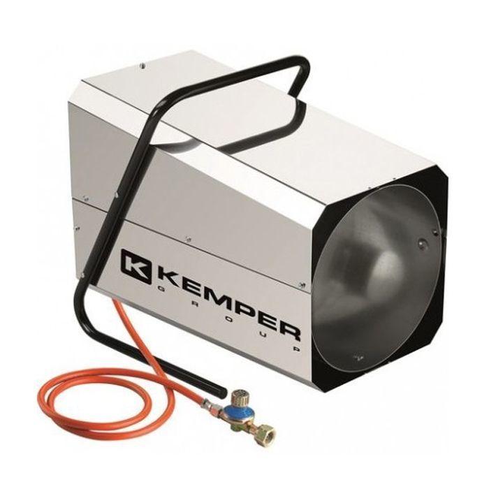 Générateur d'air chaud inox à gaz propane - Canon à chaleur 42kW avec allumage piézo - Réf 11575189_0