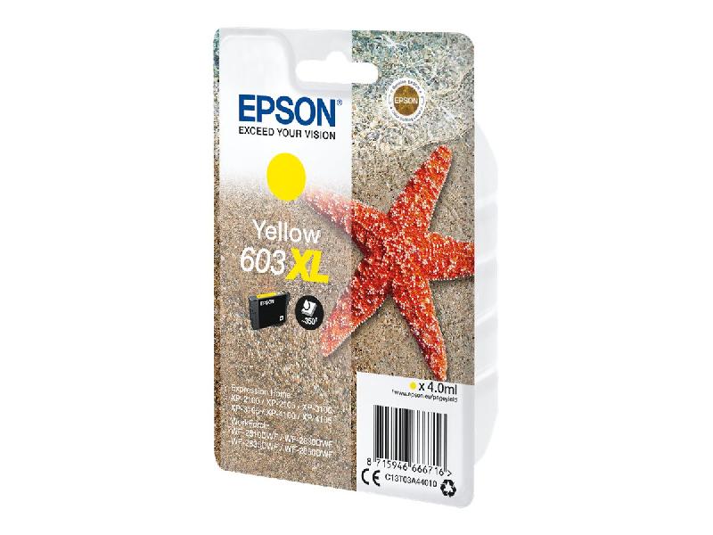 EPSON 603XL - XL - JAUNE - ORIGINAL - CARTOUCHE D'ENCRE