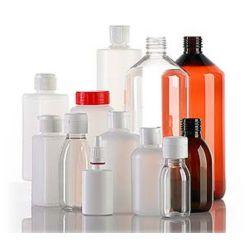 Flacons sirop PET - Gamme complète avec cruchons PE et flacons ronds LO_0