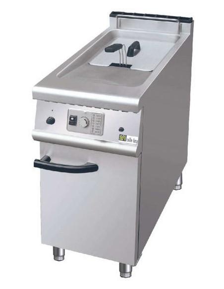 Friteuse gaz 20 litres sur placard - acier inoxydable - Référence : JZH-RC-1_0