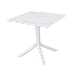 García de Pou Garcia de Pou Table Carrée 'Supra-Tek'  80X80X75 Cm Blanc Pp - blanc plastique polypropylène 270.59_0