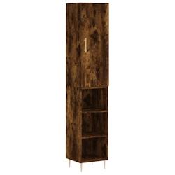 Helloshop26 - Buffet bahut commode armoire meuble de rangement organisateur cuisine salle de séjour salon haut 34,5 x 34 x 180 cm 02_0033333 - 300021_0