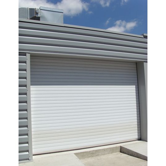 Rideau métallique industriel isolé galvanisé L3mxH3m - motorisé - gamme RIDISOL - fabriqué en France_0