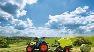Rollant 520 R - Presse à balles rondes Claas - Chambre de pressage fixe 125 cm - Système intelligent MPSII_0