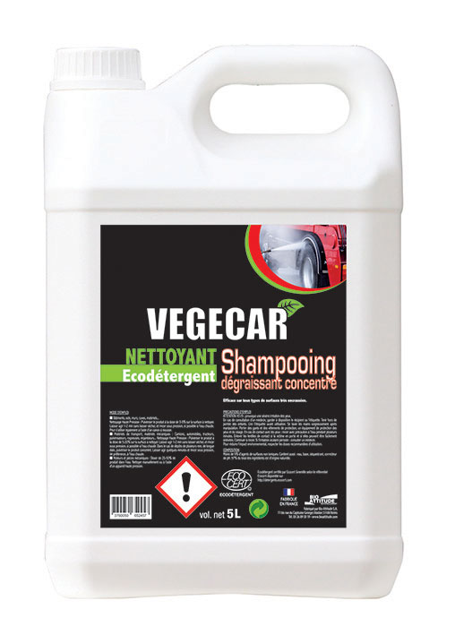 Shampooing dégraissant concentré végécar - pour tous types de matériels encrassés - 97% d'ingrédients naturels - agréé contact alimentaire_0
