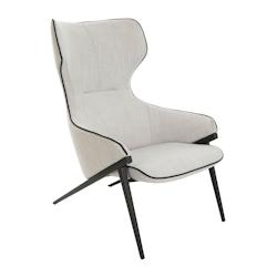 AC ANGEL CERDA Angel Cerdá Fauteuil en tissu gris 5009C 70 x 90 x 102 - gris textile 8435631002291_0