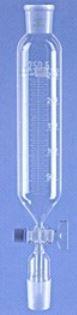 Ampoule cylindrique graduee cle verre as069101_0