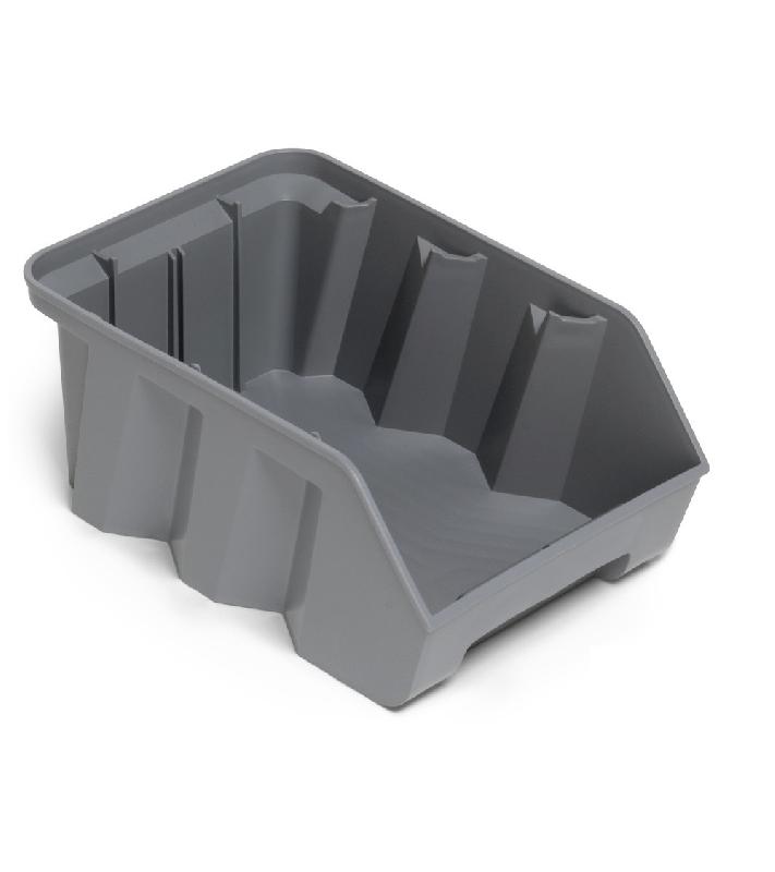 Bac DUETTO 28 litres plastique gris_0