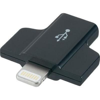 ADAPTATEUR LIGHTNING/MICROUSB IPAD/IPHONE/IPOD CONRAD - [1X DOCK APPLE MÂLE LIGHTNING - 1X USB 2.0 FEMELLE