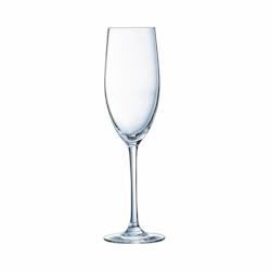 Chef & Sommelier - Lot de 6 flûtes à champagne 24 cl Cabernet - Verre en cristal transparent - Fabrication française_0