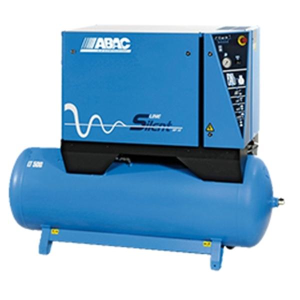 Compresseur d'air silencieux cylindres fonte 500 litres 10 cv ABAC - 11571001_0