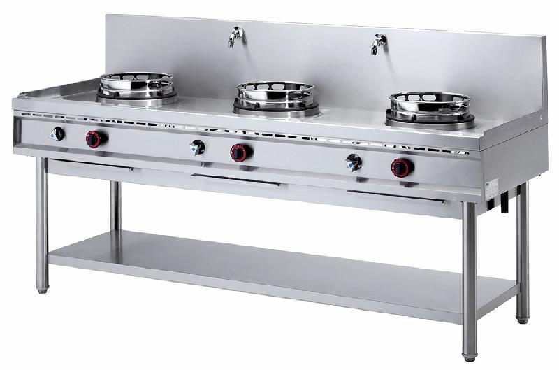 Fourneau wok gaz 3 feux - 3 x 15 kw - WGL3-20_0