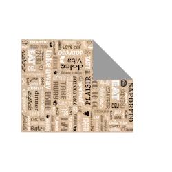 García de Pou Garcia de Pou 1000 Unités - Papier Ingraissable Basket 40+20 G/M2 31X38 Cm Marron Kraft + Aluminio - marron 265.89_0