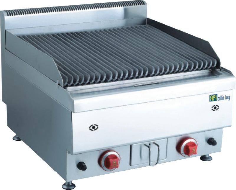 Grill pierre de lave gaz gamme Top 650 - inox, 600x650x475, 14400W - JUS-TRH-60_0