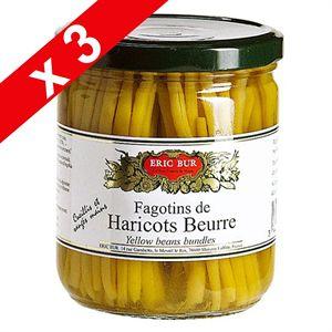 HARICOT-FLAGEOLET - FAGOTINS DE HARICOTS BEURRE PAR 3