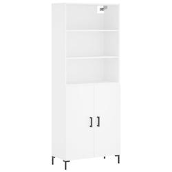 Helloshop26 - Buffet bahut commode armoire meuble de rangement organisateur cuisine salle de séjour salon haut 69,5 x 34 x 180 cm 02_0032617 - 300021_0