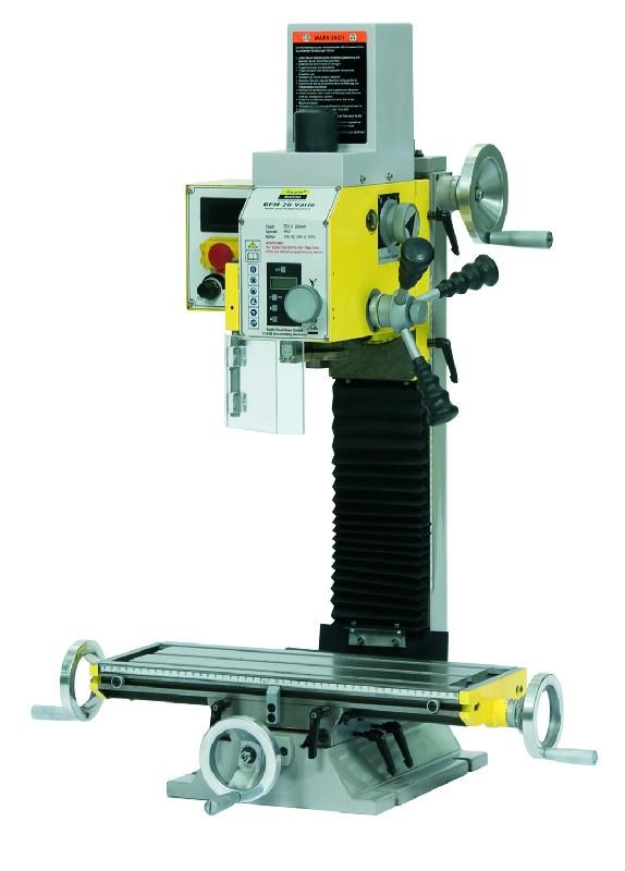 Perceuse fraiseuse verticale BFM 20 Vario - Variateur de vitesse et grande précision_0