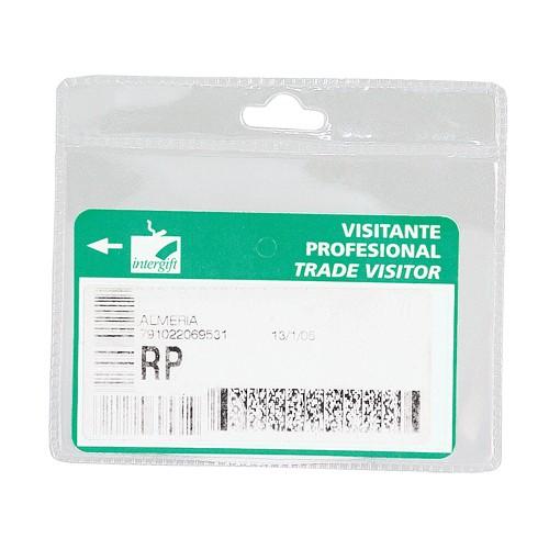 Porte-badge IFEM - 9,5 x 6,7 cm en PVC - Référence m9169_0