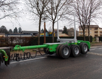 Remorque forestière 3 essieux SR3TG3 - Fournier - PTC 48T avec options personnalisables_0