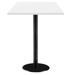 Restootab - Mange-debout 60x60cm - modèle Rome blanc uni - blanc TB-ROMFF-6060M-BLANC_0