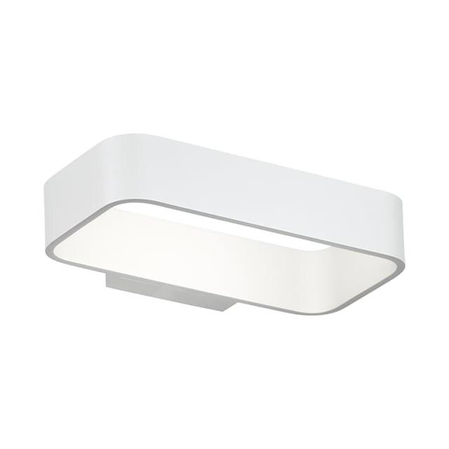 ROSSINI ILLUMINAZIONE Applique Led Klaus 8W 3000K Ip54 En Aluminium Blanc - Design Minimaliste Moderne Pour L'Extérieur Et L'Intérieur - Groupe Ross_0