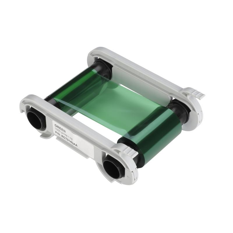 Ruban vert Evolis RCT014NAA - monochrome 1000 faces - pour imprimantes Zenius/Primacy_0