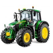 6120M Tracteur agricole John Deere - 120 ch nominal - moteur 4,5L, 4 cylindres, compact et performant_0